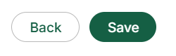 Client creation: Back and Save at the bottom of the final review