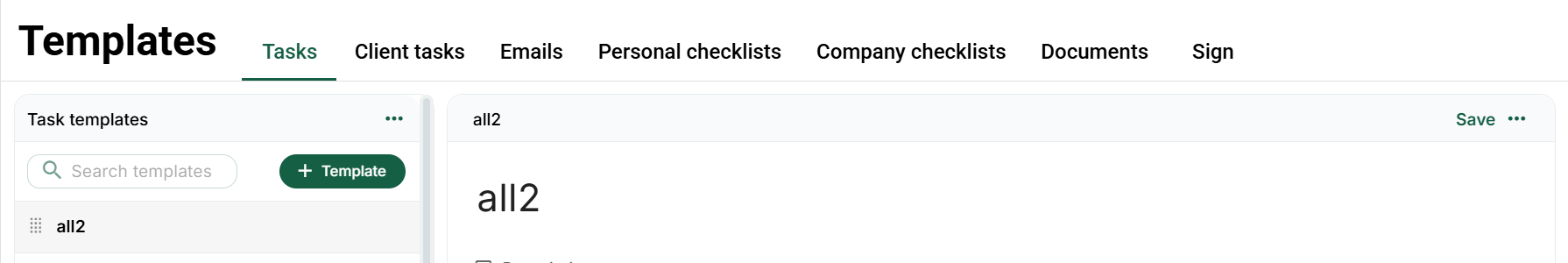 The template library and its seven types